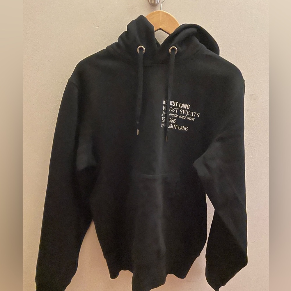 Helmet Lang Hoodie (size men’s S) heavy duty cotton